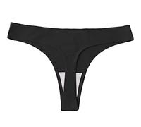 ZTFYKLIN Cuecas Mulher Algodão Bikini Deportivo para Mujer De Talla Grande A Través La Cintura, Interior, Tanga (Black, S) Tangas Graciosos Bragas Embarazadas Algodon Bragad Brasileño Ropa