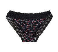 ZTFYKLIN Cuecas Mulher Algodão Interior Breve De Bikini con Estampado Encaje A Través La Cintura para Mujer (Red, S) Bragas Pack Tangas Algodon Tanga Braguitas Braga Faja Reductora Invisible
