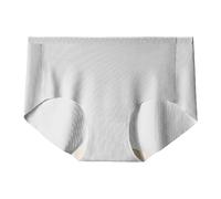 ZTFYKLIN Cuecas Mulher Algodão Interior De Bikini Talle para Mujer Transpirable (Grey, M) Bragas Alto Doradas Algodon Culotte Maternidad Rojas Navidad Braga Menstrual Combinación Graciosas