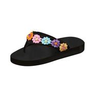 ZTFYKLIN Hawaianas Mujer Chanclas De Tacón Grueso Para Mujer, Sandalias A La, Vacaciones Playa En Verano, Zapatos Casuales (Orange, 39) Horma Ancha Plataforma 43 Pies Delicados Hippies Wedge
