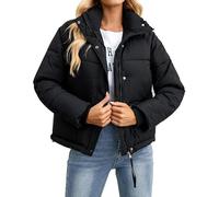ZTFYKLIN Ofertas Ropa C A Mujer Jachetas Mujer Elegante Abrigos Cortos Mujer Anorak con Capucha Mujer Casaco Penas Comprido Chaquetas Impermeables Mujer Regalos De 40 Cumpleaños Mujer
