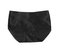 ZTFYKLIN Ropa Interior De Mujer Seda Hielo Sin Rastro para Malla Cintura Calzoncillos Sexy (Black, M) Bikini Braga Alta Termicas Amarillo Bragas Interiores Amarillas Embarazadas Algodon Talle