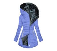 ZTFYKLIN Ropas Mujeres Ofertas Abrigos Originales Mujer Impermeable Lluvia Mujer Parka Mujer Impermeable Invierno Chaqueta Nautica Mujer Abrigo Acolchado Midi Mujer Regalos+Mujer+40+Años