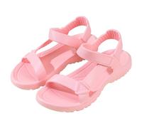 ZTFYKLIN Sandalias Barefoot Mujer Deportivas Planas Con Punta Abierta De Para Exteriores, Livianas, Gancho Y Correa (Hot Pink, 36) Piel Anatomicas Sandalia Cuñas Negras Verdes Romana Cuerdas