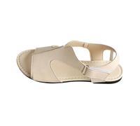 ZTFYKLIN Sandalias Mujer Verano Negro Planas Informales De Para (White, 38) Plata Zapatos Comodos Cangrejeras Vestir Naranjas Talla 35 Altas Romanas Ortopédicas Cuñas Alpargata Plana