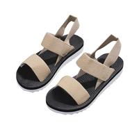ZTFYKLIN Sandalias Mujer Verano Negro Women'S Sandals Summer Fashion Hot Style Non Wear Soft Sole Casual Slippers (Brown, 39) Plataforma Calzado Esclavas Zapatos Ancho Especial Para Agua Treking