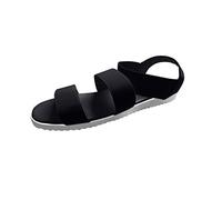 ZTFYKLIN Sandalias Trekking Mujer Cuñas Cruz Fashion Plataforma Tamaño Sandals De Verano Grandes Para Mujeres (Black, 40) Cuña Alpargatas Negras Verbenas Deportivas Talla 42 Baja Romanas
