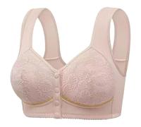 ZTFYKLIN Sujetador Espalda Descubierta Women No Underwire Bras Full Coverage High Support Comfort Wireless Bralettes Everyday Bra (C, XXXXL) Aumentar Pecho Ancha Sujetadores Post Cirugia