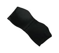 ZTFYKLIN Sujetador Reductor De Tamaño con Botones Y Espalda Fina para Fruncir Ajustar, Lencería Sexy (Black, S) Sin Tirantes Relleno Sujetadores Dim Aros Lactancia Deportivo Descubierta