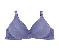 ZTFYKLIN Sujetador Sin Aros para Mujer, De Piezas, Tirantes, Y, Mujeres Edad Mayores. (Blue, 38) Brasieres Mujer Invisible Push Up Refuerzo Lateral Talla Grande Sujetadores con Abierto Delante