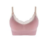 ZTFYKLIN Sujetadores Deportivos Mujer Versión Talla Grande Embarazada Antes Abrir Maternidad Deportes Mujeres Embarazadas Tubo Superior Inalámbrico Sin Sujetador Lactancia (Rose Gold, M) Triumph