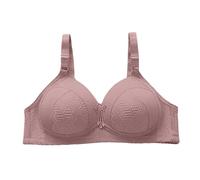 ZTFYKLIN Sujetadores Sin Aros Este Sujetador para Mujeres con Pechos Grandes Las Hace Lucir... Incluye Un Fruncido Y Ajuste Lateral Retráctil Madres. (Light Violet, S) Tirantes Niña Push Up