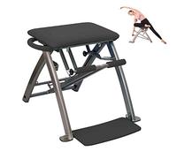 ZTGHS Silla De Ayuda para Yoga Pilates, Banco De Ejercicio Plegable Ajustable para El Hogar Ejercicios De Fitness Multifunción Taburete De Construcción De Fuerza