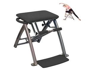 ZTGHS Silla De Ayuda para Yoga Pilates, Banco De Ejercicio Plegable Ajustable para El Hogar Ejercicios De Fitness Multifunción Taburete De Construcción De Fuerza