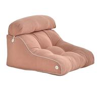 ZTGL Almohada Lectura Cama, Respaldo Lumbar, Almohada de Lectura Espalda para Adultos, Cojin de Lectura para Sentarse en la Cama, Cojín Lumbar con Respaldo para Cama/Sofá/Suelo H,43×53×27cm