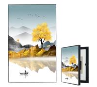 ZTGL Cuadro Electrico Tapa Contadores Caja Decorativos Modernos, OcultacióN De Medidor Decorativa, Caja De Medidor EléCtrico, MultifuncióN, Gabinete con Cubierta For Caja De Fusibles,E,40x50cm