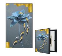 ZTGL Cuadro Electrico Tapa Contadores Caja Decorativos Modernos, OcultacióN De Medidor Decorativa, Caja De Medidor EléCtrico, MultifuncióN, Gabinete con Cubierta For Caja De Fusibles,A,50x70cm