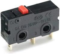 ZTHOME Switches Limit Switch 10 Pcs 20x11x6.4mm Mini Micro Limit Switch Roller Lever Arm SPDT Snap Action No Handle/with Handle/Scroll Wheel (Color : No Handle, Size : 20x11x6.4mm)