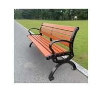 ZTHYSHOZ Banco del Parque Wider Aluminum Alloy Park Outdoor Bench Leisure with Backrest(Medio)