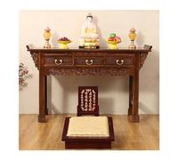 ZTHYSHOZ Mesa del Santuario Mesa de Incienso Familia Incienso Fuego Ancestro Gabinete Shentai Guan Gong Zhongtang Dios la Riqueza Buda Madera(150 * 60 * 90cm)