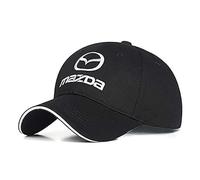 ZTLQ Ajustable Coche Gorra de Béisbol para Mazda CX-4,Sombrero Algodón para Unisex Béisbol,Protección UV Altamente Transpirable,Emblema del Coche Gorras y Gorros de automoción,Black