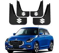 ZTLQ Guardabarros para Coche para Suzuki Swift 2023 2024,con Emblemas Logo Guardabarros Rueda Protectores contra Salpicaduras Impermeable Antiarañazos Accesorios para Coche