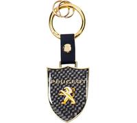ZTLQ Llavero de Coche para Peugeot 207 208 301 308 3008, Llavero de Metal para Coche, Llavero para Hombres y Mujeres Robusta y Duradera Accesorios para Tus Llaves Llavero antipérdida,Gold