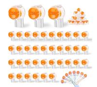 Ztolbriy 100 Unidades Conectores Eléctricos Rápidos Impermeables, Conector Manguera, Terminales de Conexión RápidaUnión a Presión sin Soldadura para Baja Corriente