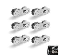 Ztolbriy 6 Eslabones Rápidos para Cadenas de 9 Velocidades - Compatibles con Sistemas de para Shimano y para SRAM | Acero Inoxidable de