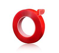Ztolbriy Rollo de Cinta de Doble Cara Profesional 10mm, Adhesivo Permanente que No Mancha, 10 Metros de Largo, Uso Interior/Exterior