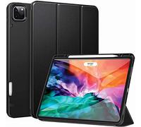 ZtotopCase Funda para iPad Pro 12,9 Pulgadas 2020, Ultrafina, con Soporte para bolígrafo, función de Encendido y Apagado automático, Funda Protectora para iPad Pro 12,9 Pulgadas 2020 4th Gen - Negro