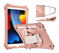 ZtotopCases for iPad 9th/ 8th/ 7th Generation 10.2 inch Shockproof Full Body Protective Cover with 360 Rotating Hand Strap &Stand Pencil H