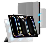 ZtotopCases Funda para iPad Pro 13 Pulgadas 2024, Potente Magnética, Ultra Delgada y Ligera, Funda Protectora con Soporte Plegable y Auto Suspensión/Actividad,Gris
