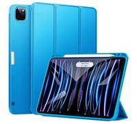 ZtotopCases Funda para Nuevo iPad Pro 11 Pulgadas (2021), Ultra Delgada Smart Case con Soporte Incorporado Portalápices, Carcasa Trasera Suave de TPU con Función de Auto-Sueño/Estela, Azul