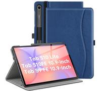 ZtotopCases para Samsung Galaxy Tab S10 FE 2025/S9 FE 2023 10,9 Pulgadas/S9 2023/S8 2022/S7 2020 11 Pulgadas, Funda con Soporte Multiángulo, Auto Wake/Sleep y PortaLápices,Azul