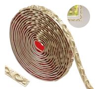 ztowoto 600cm Flexible Molduras Decorativas Para Pared- Autoadhesivo Molduras Decorativas Pared, Impermeable Molduras PatróN Vintage 3d, Moldura Para La DecoracióN Del Hogar (Oro ChampáN-2cm)