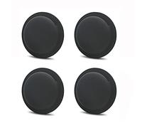 Ztowoto Funda de silicona compatible con AirTag, AirTag Funda protectora de silicona con pegamento de que no deja marcas 4 PCS (4-Negro)