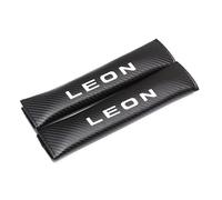 ztpato 2 Piezas Fibra de Carbono Almohadillas para cinturón de Seguridad Coche,para Seat Leon Cinturón Seguridad Hombreras Interior