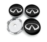 ztpato 4 Piezas Tapas centrales Cubo de Coche,para Infiniti QX30 2017-2023 60mm Centro Tapacubos AntióXido Material ABS Cubierta Decorativa Accesorios