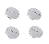 ztpato 4 Piezas Tapas centrales Cubo de Coche,para Lynk&Co 01 02 03 04 05 06 07 08 09 60mm Centro Tapacubos AntióXido Material ABS Cubierta Decorativa Accesorios,B-Silver