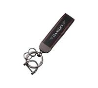 ztpato Coche Piel Llaveros,para Mansory Piezas de Repuesto de Llavero,Anti perdida Personalizado Regalos de Coche Accesorios,Red