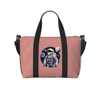 ZTPOWQA Astronaut On The Moon 1 Print - Bolsa de viaje versátil para hombre y mujer, ligera, para fin de semana