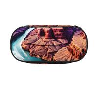 ZTPOWQA Beauty Grand Canyon - Estuche funcional para lápices, escuela, viajes, oficina, uso práctico, Black, Talla única, Organizador de bolsas
