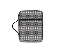 ZTPOWQA Bolsa de almacenamiento de la Biblia con estampado de araña negra para hombres, mujeres, pastores, impermeable, organizador de escrituras