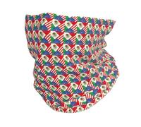 ZTPOWQA Bufanda térmica con estampado de bandera mexicana americana, para hombres y mujeres, esquí, ciclismo, correr, deportes al aire libre