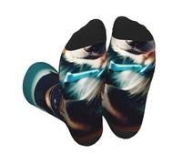 ZTPOWQA Chihuahua - Gafas de perro con estampado unisex, suave, transpirable, para caminar, correr, actividades diarias, uso casual, trabajo, deportes, 2 Negro-2, talla única