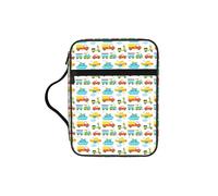 ZTPOWQA Diversified - Bolsa de almacenamiento de la Biblia con impresión de transporte para hombres, mujeres, pastores, impermeable, organizador de escrituras