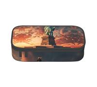 ZTPOWQA Estatua de la Libertad en Nueva York - Estuche funcional y elegante para adolescentes, niñas, adultos, escuela, universidad, uso diario