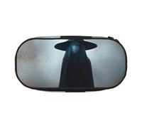ZTPOWQA Estuche funcional con diseño de arco iris para Halloween, sombrero de bruja y arañas, para escuela, viajes, oficina, uso práctico, Black, Talla única, Organizador de bolsas