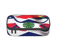 ZTPOWQA Estuche funcional con estampado de bandera de Costa Rica para adolescentes, niñas, adultos, escuela, universidad, uso diario